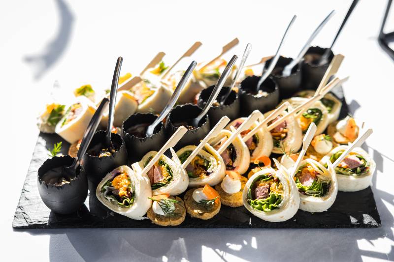 Assortiment de pièces cocktail dinatoire 