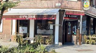 Devanture Le Vin Cœur, Restaurant à Louviers   